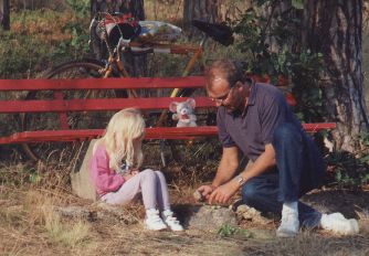 Radlerpause mit N�sseknacken