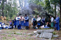 Theater "As Recht is unsa" auf der Naturb�hne am Hackelstein